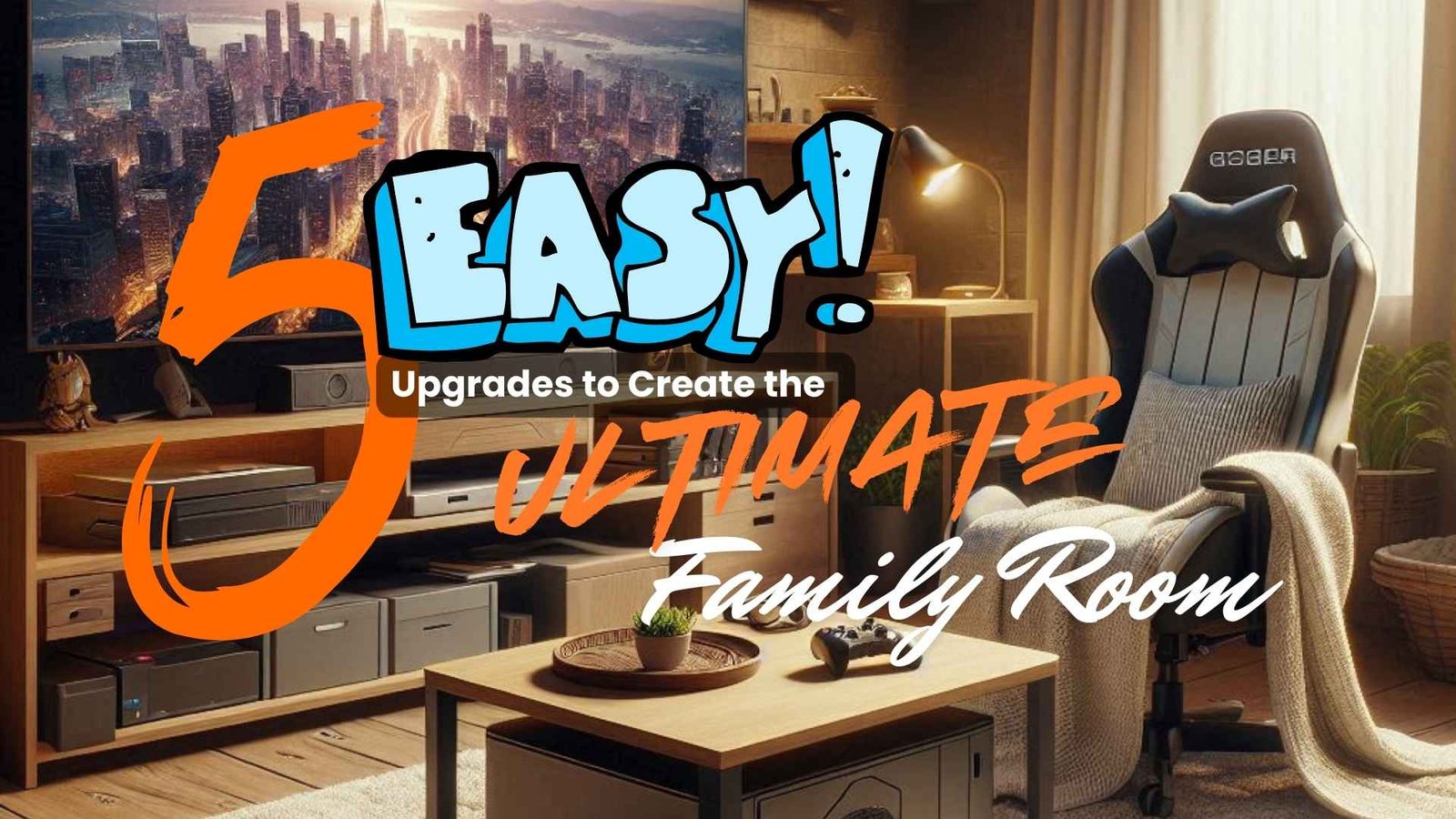 lareg tv and gaming chair (1)