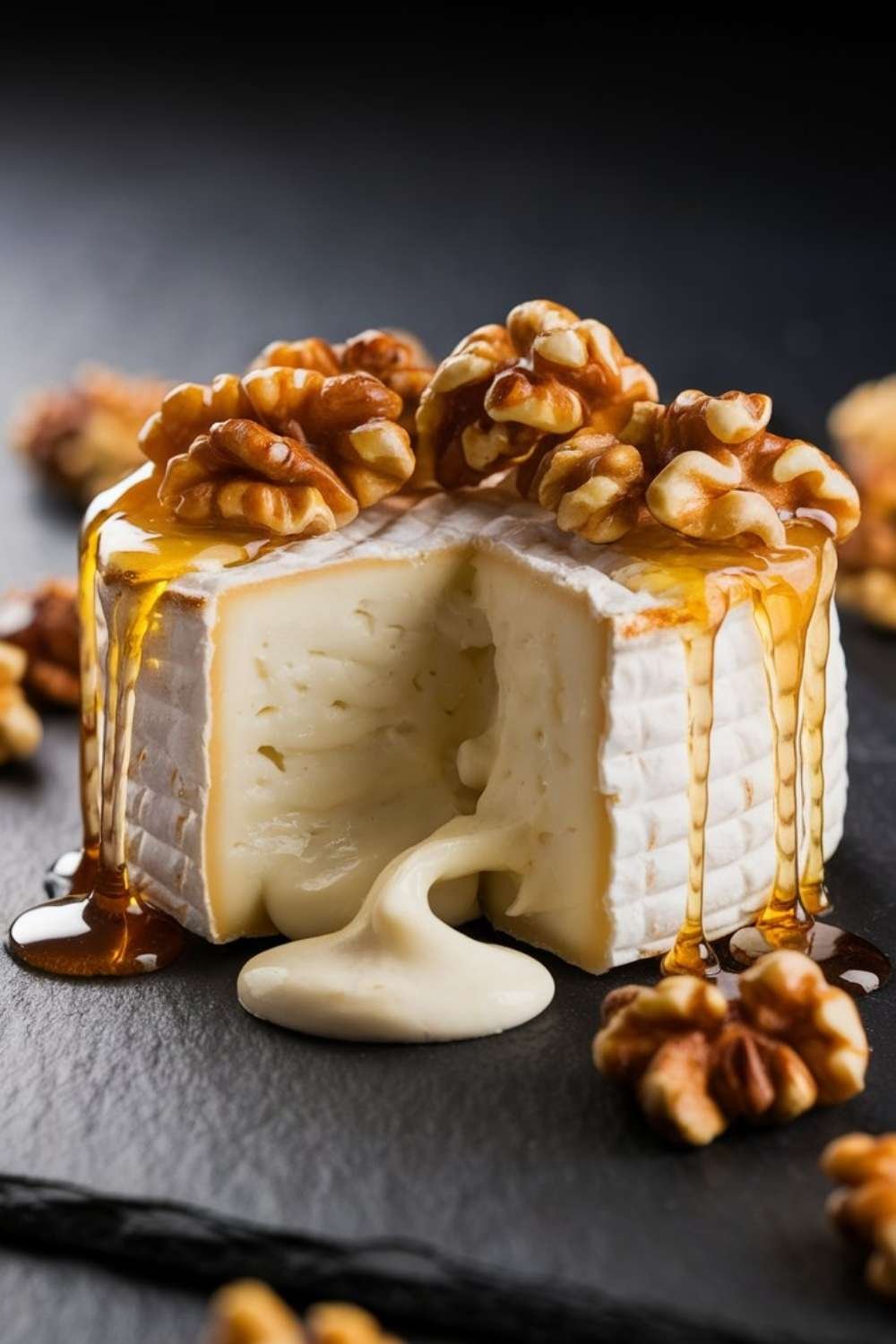 Baked Brie with Honey and Walnuts Baked Brie with Honey and Walnuts