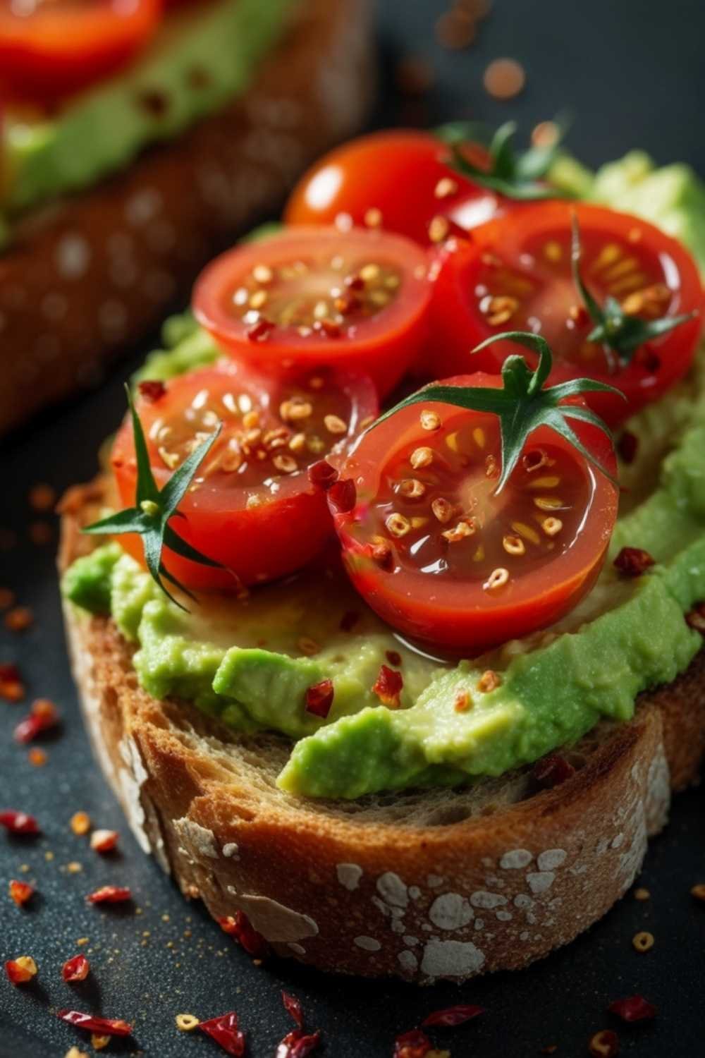 Cherry Tomato and Avocado Toast