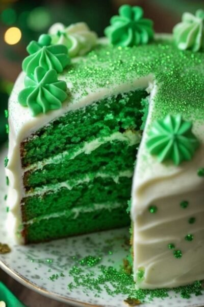 Green Velvet Cake