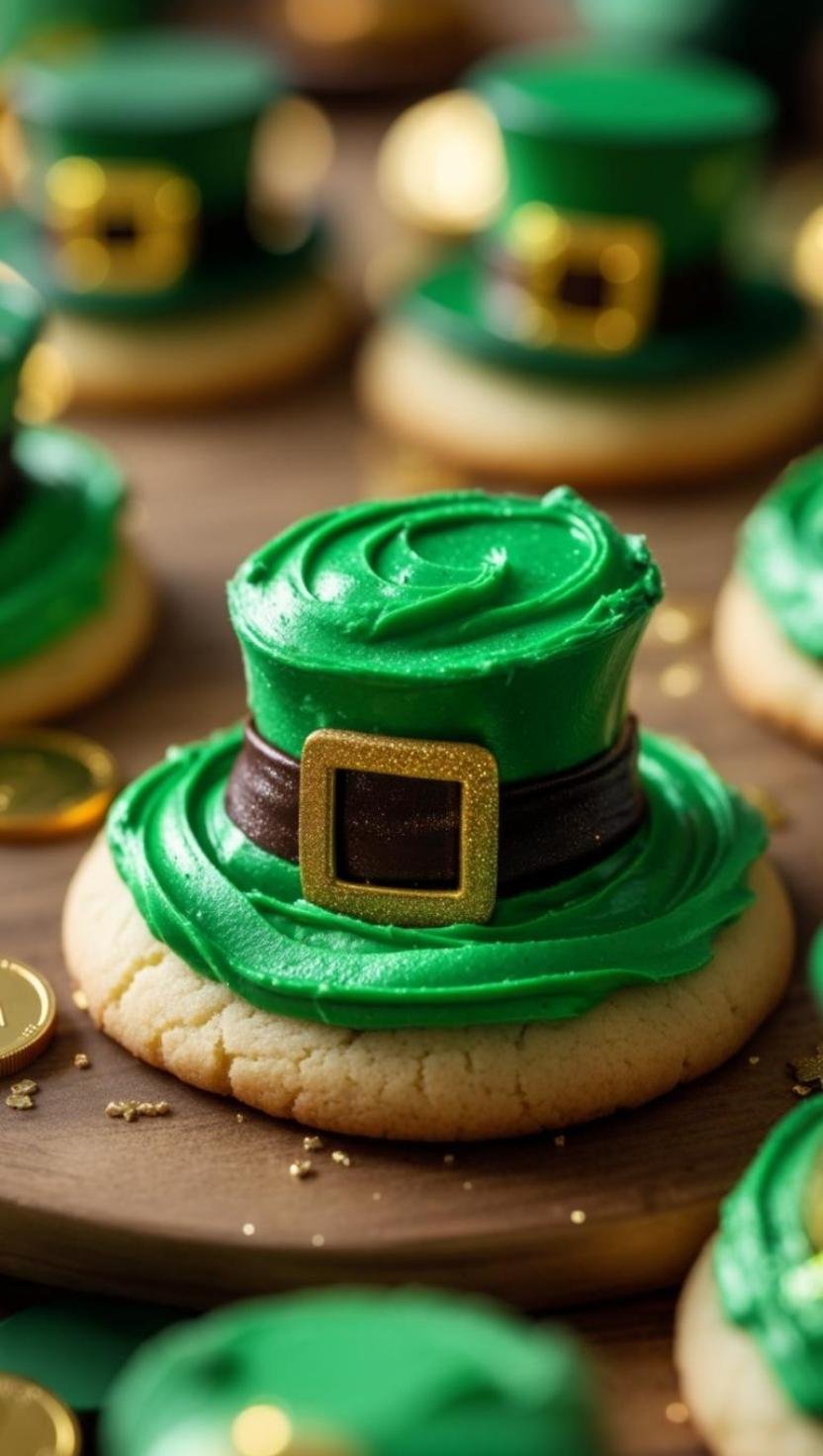 Leprechaun Hat Cookies Leprechaun Hat Cookies
