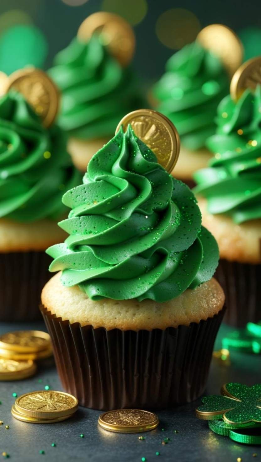 Leprechaun Hat Cupcakes Leprechaun Hat Cupcakes