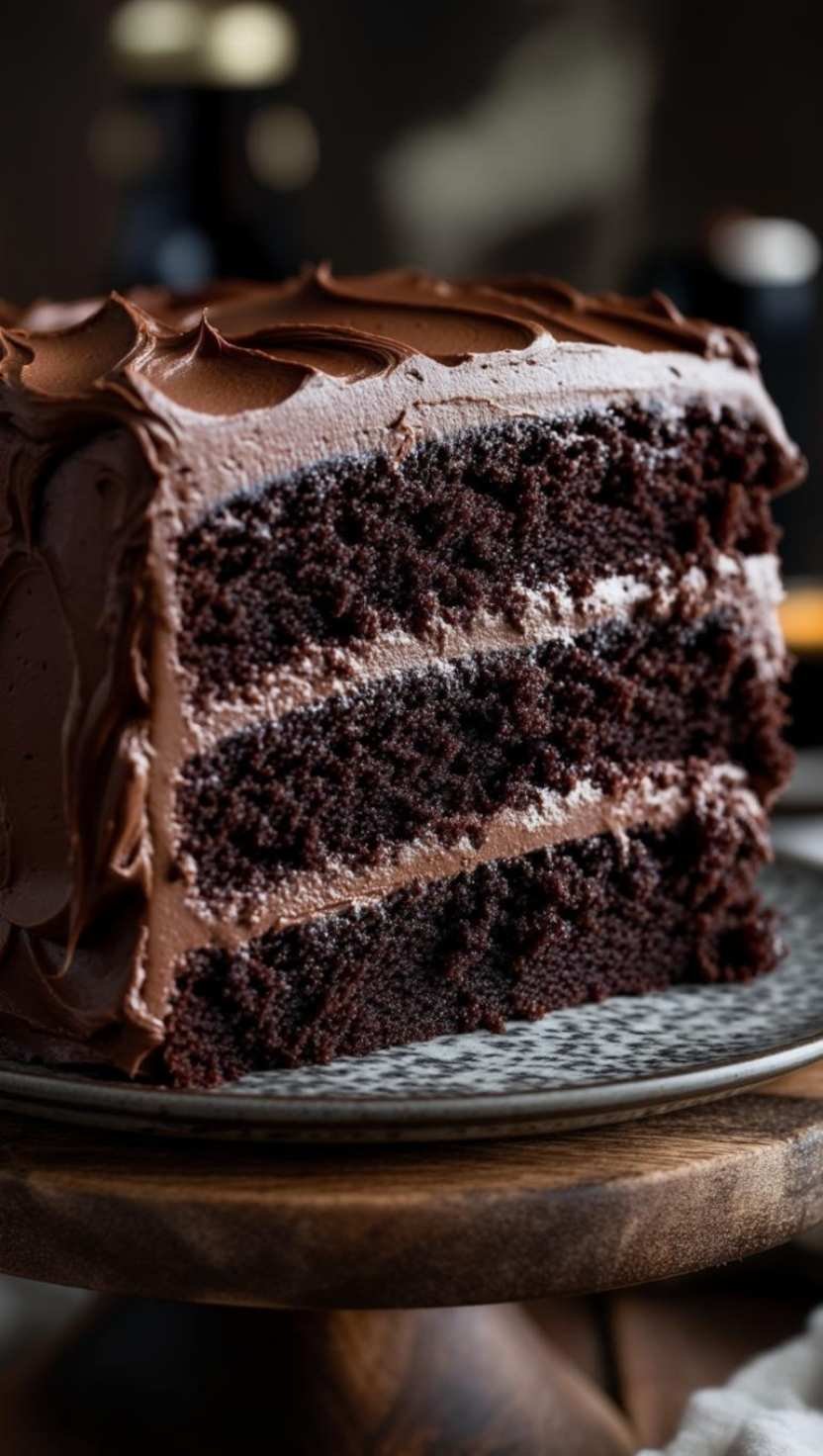 Rich Guinness Chocolate Cake Rich Guinness Chocolate Cake